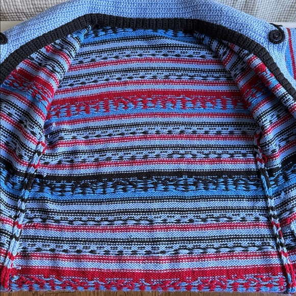 Hand-Knit Kimono Style Long Sweater Jacket Cardigan - Picture 12 of 17